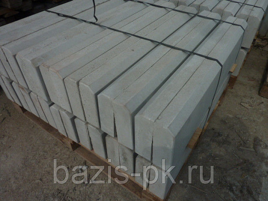Бордюрные камни 1000*200*80 вибропрессованные Собственное производство